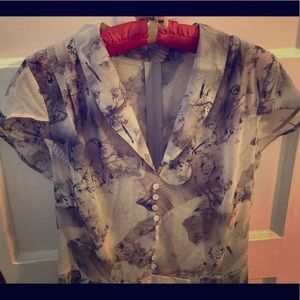 Gorgeous silky patterned dress